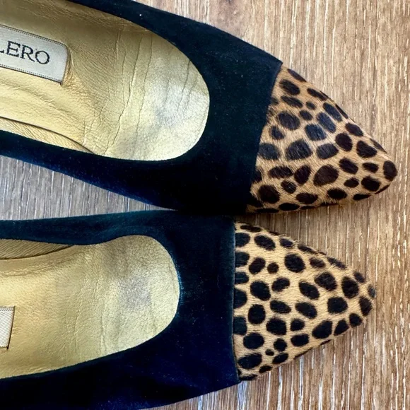 VGUC Martinez Valero black suede pumps 8 - Picture 5 of 12